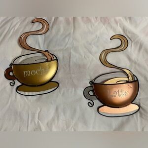 New Super Z Outlet Latte & Mocha Metal Kitchen Decor